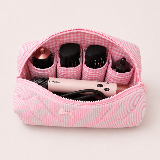 Trousse pour Dyson Airwrap — Rose Rayé