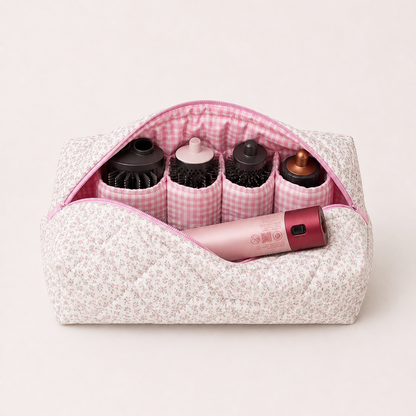 Trousse pour Dyson Airwrap — Fleurs Rosées