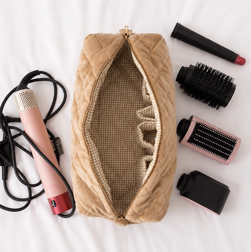 Trousse pour Dyson Airwrap — Caramel