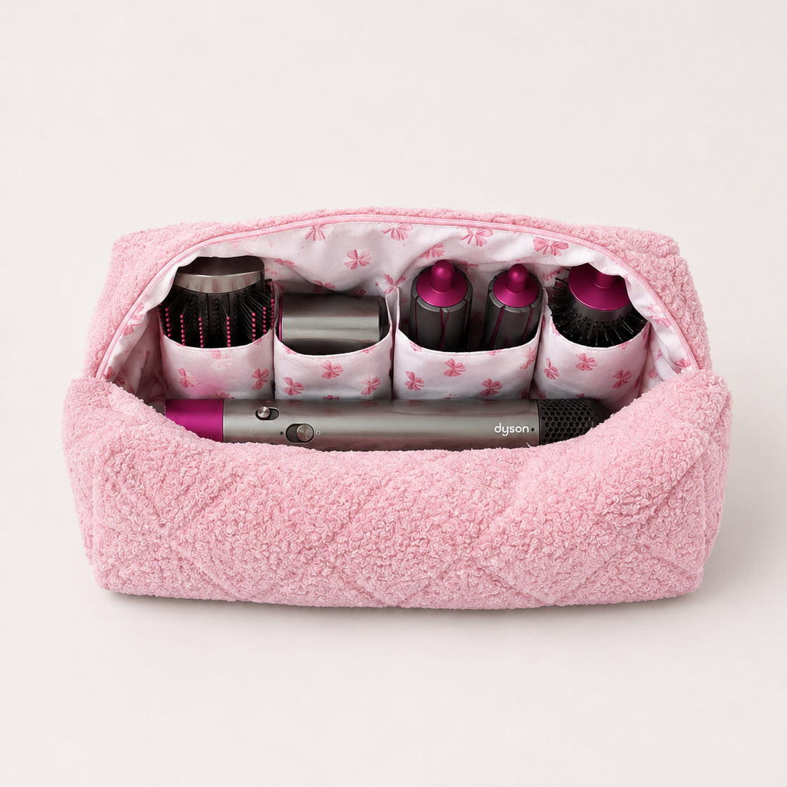 Trousse pour Dyson Airwrap — Rose Bouclé
