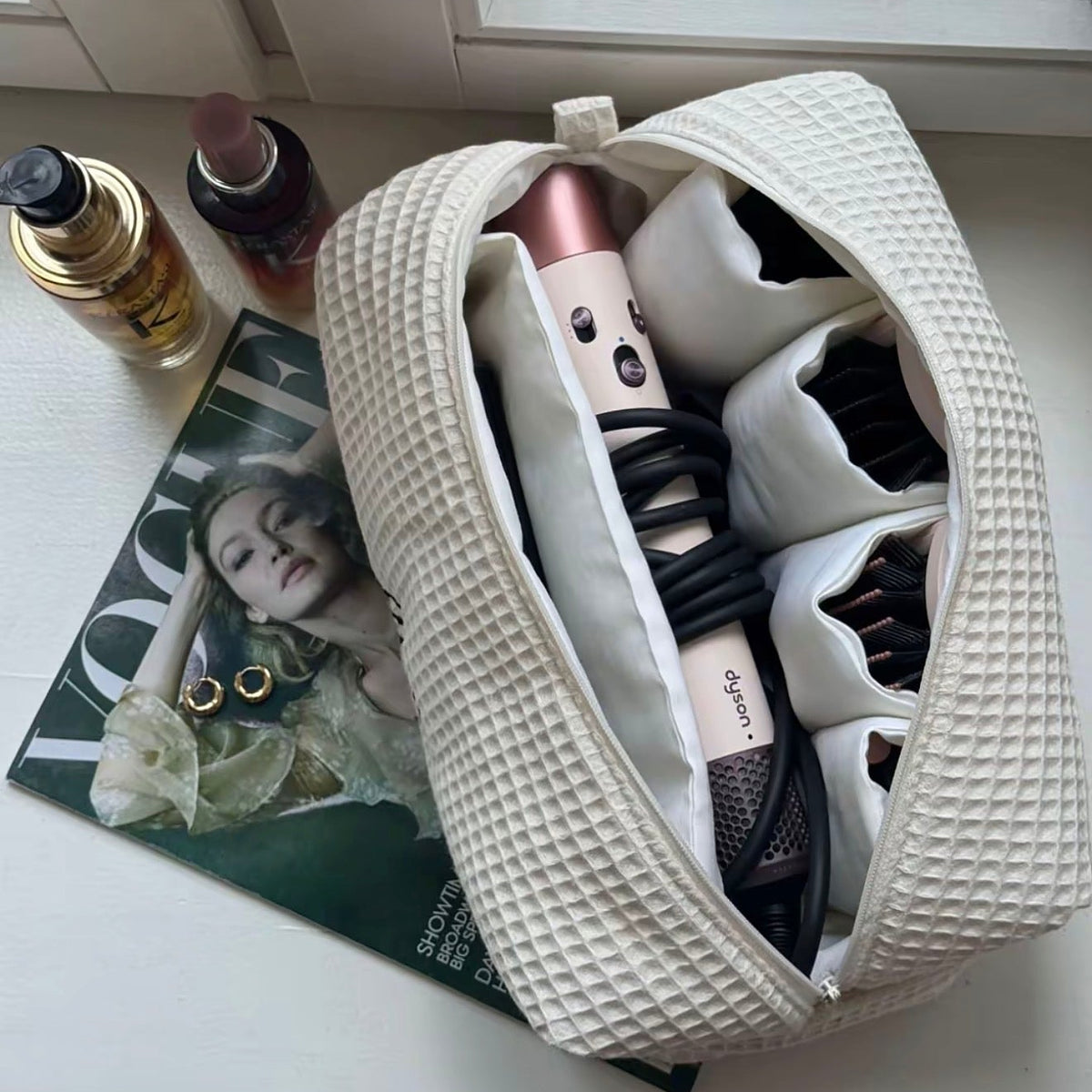 Trousse pour Dyson Airwrap — Ivoire Texturé